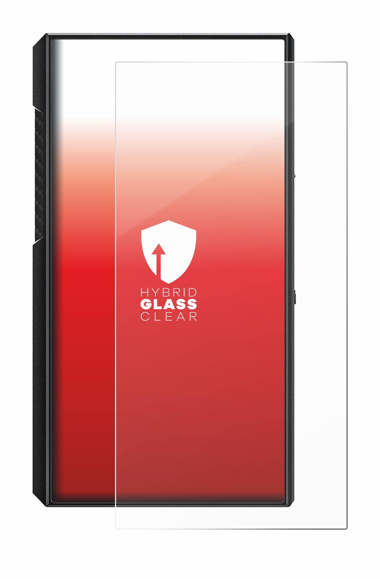 upscreen Hybrid Glas Panzer-Folie für FiiO M11 Plus