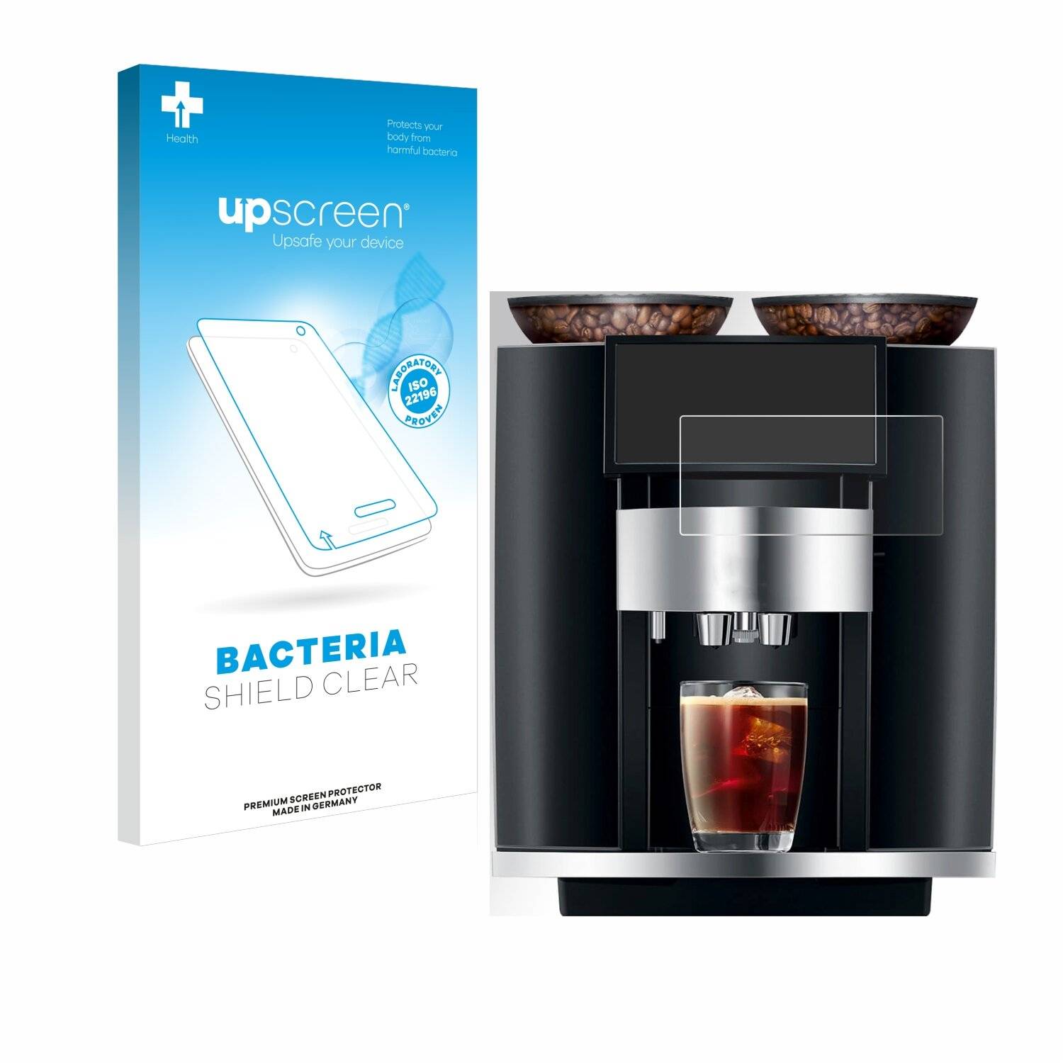 upscreen Bacteria Shield Schutzfolie für Jura Giga 10 -