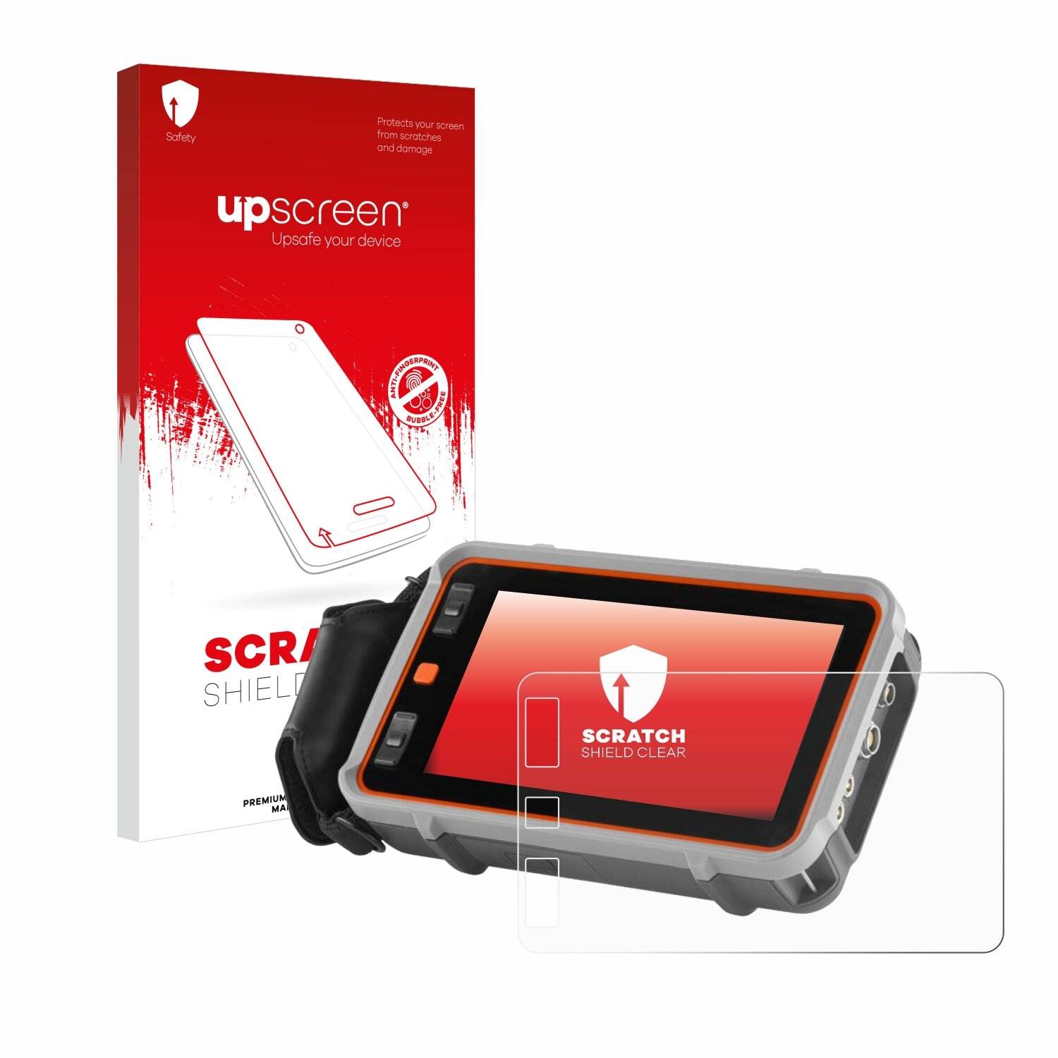 upscreen Scratch Shield Schutzfolie für Waygate Technologies Krautkrämer USM