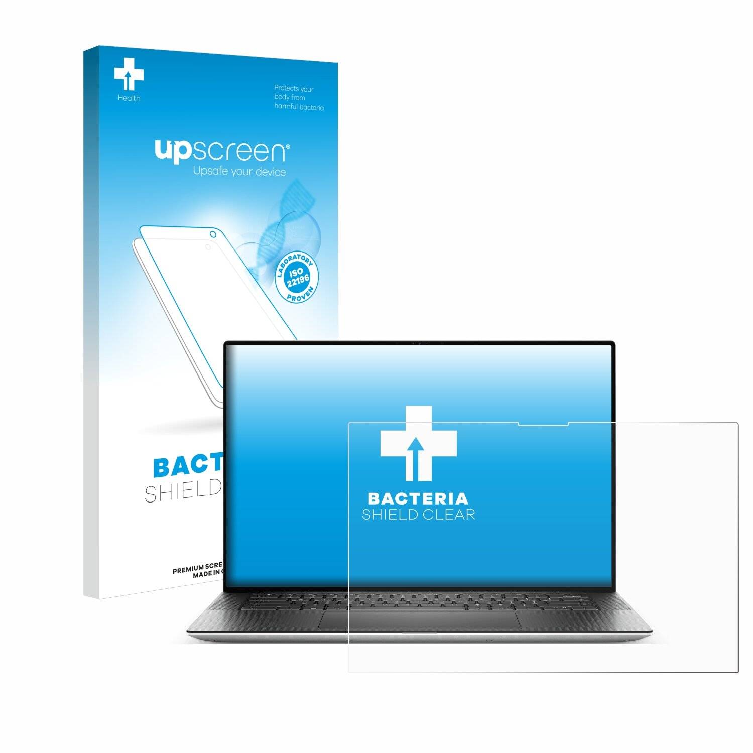 upscreen Bacteria Shield Schutzfolie für Dell XPS 15 9530 Touch -