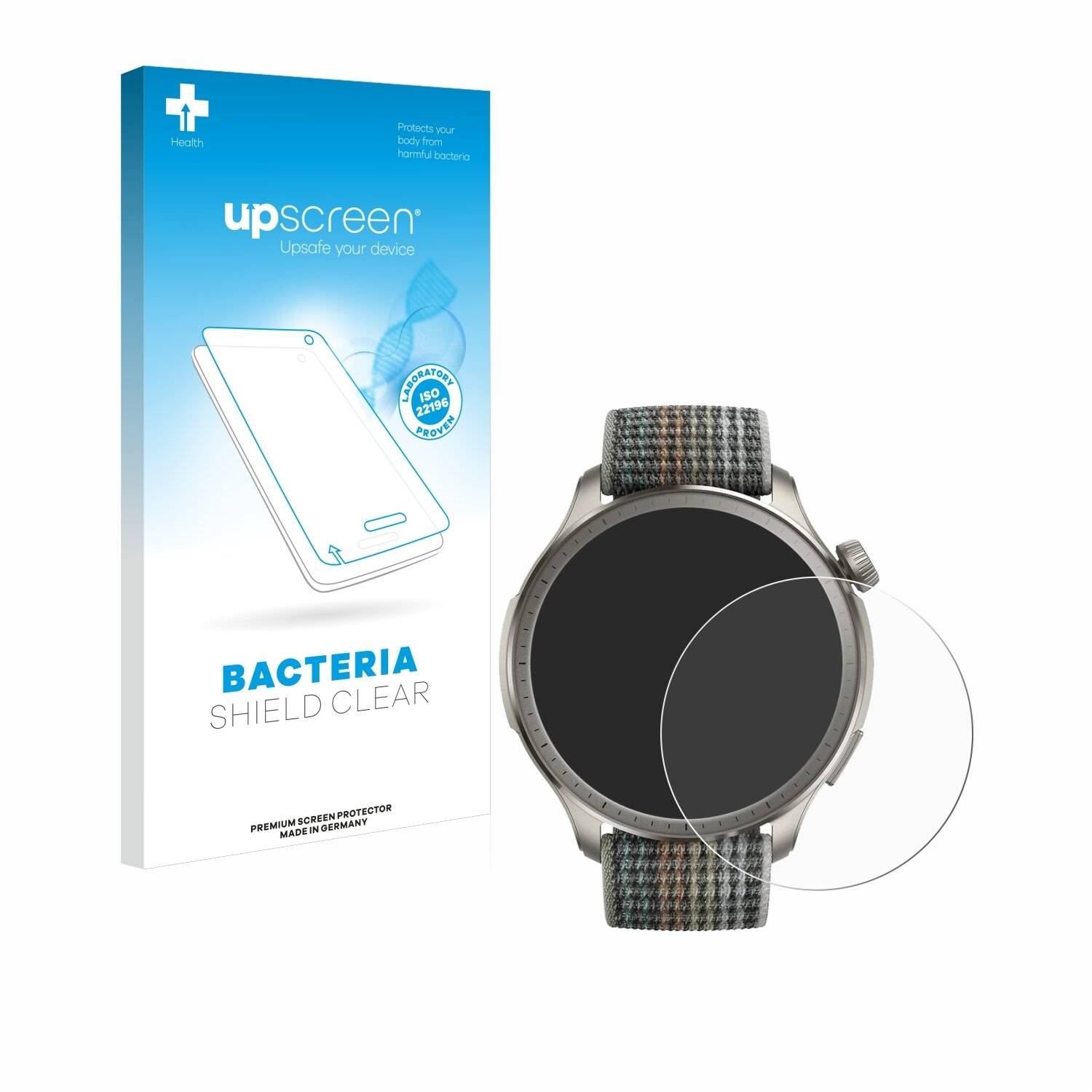 upscreen Bacteria Shield Schutzfolie für Huami Amazfit Balance -