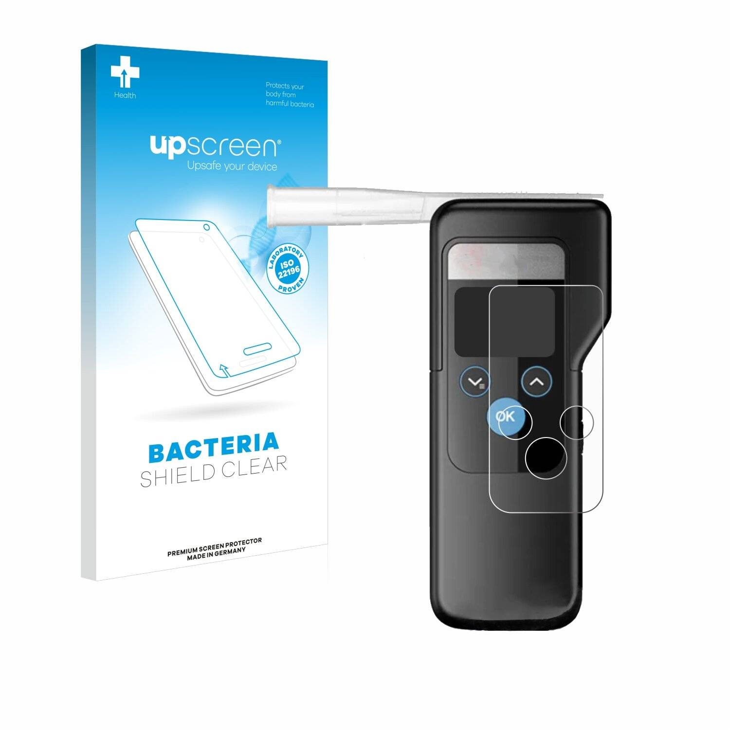 upscreen Bacteria Shield Schutzfolie für Dräger Alcotest 6000 -