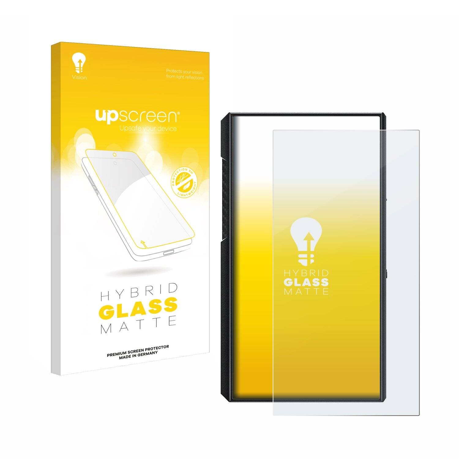 upscreen Hybrid Glas Matt Panzer-Folie für FiiO M11
