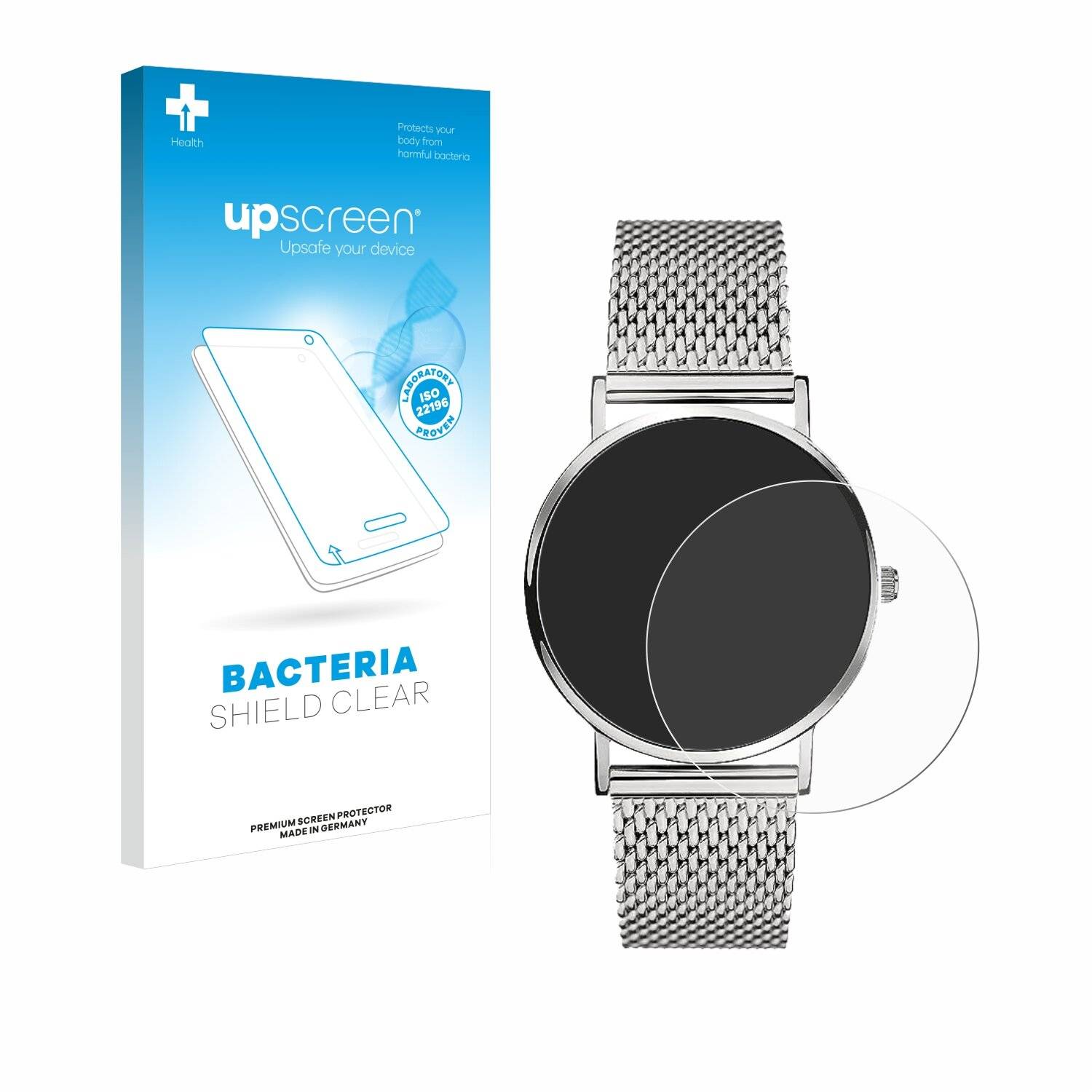 upscreen Bacteria Shield Schutzfolie für Liebeskind New Case Mesh (34 mm) -