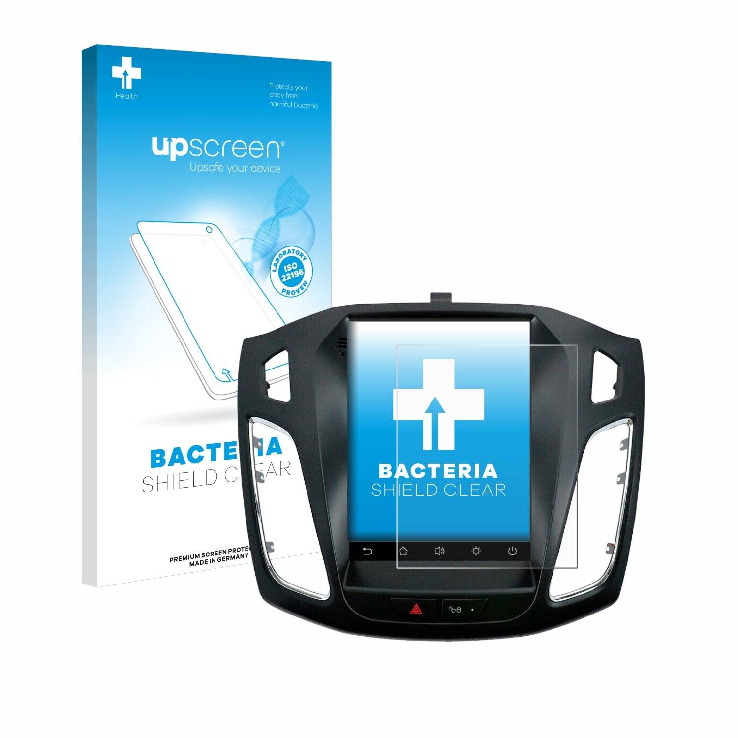 upscreen Bacteria Shield Schutzfolie für Isudar Ford/Focus MK3 20122019 -