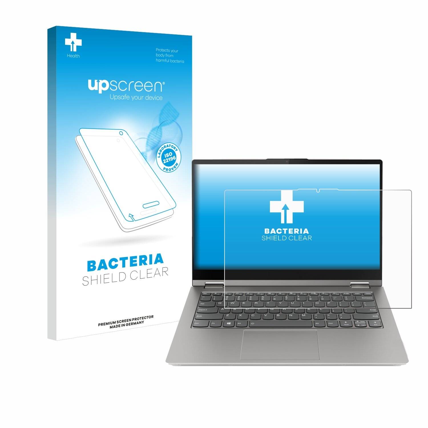 upscreen Bacteria Shield Schutzfolie für Lenovo ThinkBook 14s Yoga G3 -