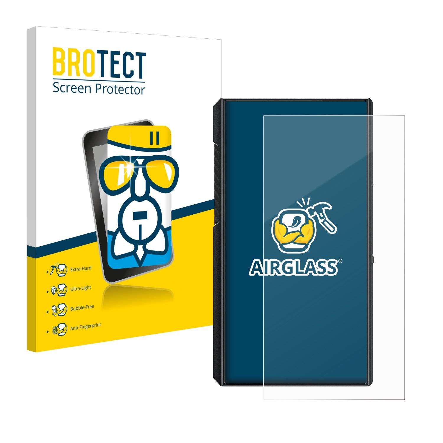 BROTECT AirGlass Glas Panzer-Folie für FiiO M11 Plus -