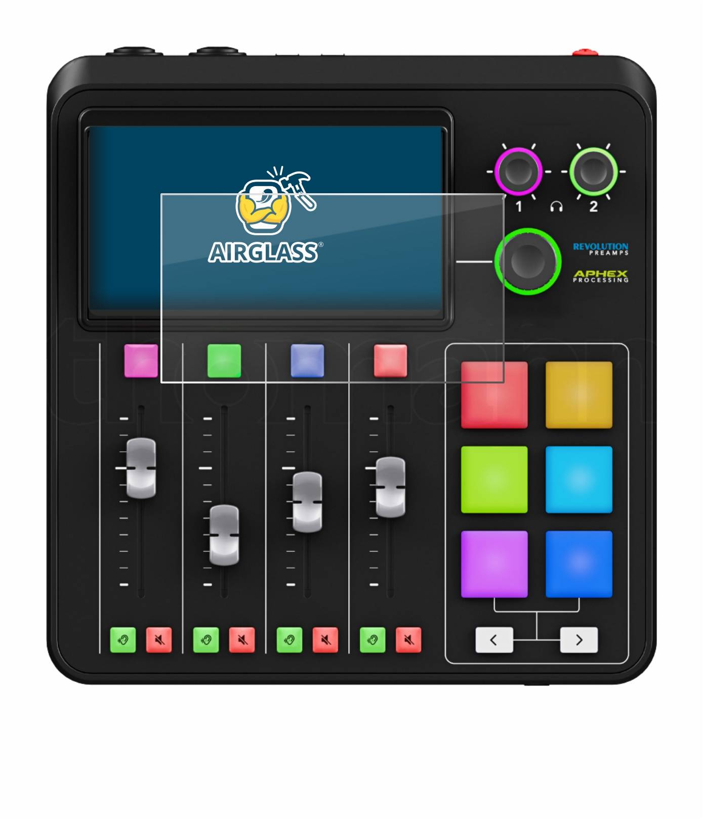 BROTECT AirGlass Glas Panzer-Folie für Rode Rodecaster Duo - Schutzglas