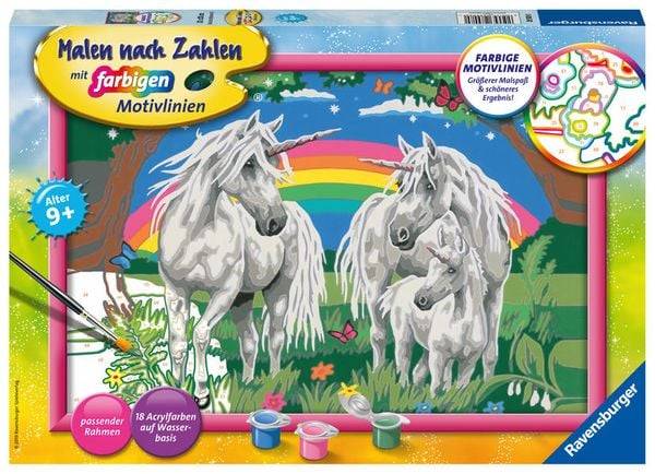 Ravensburger - Malen nach Zahlen - Fabelhafte Einhornwelt
