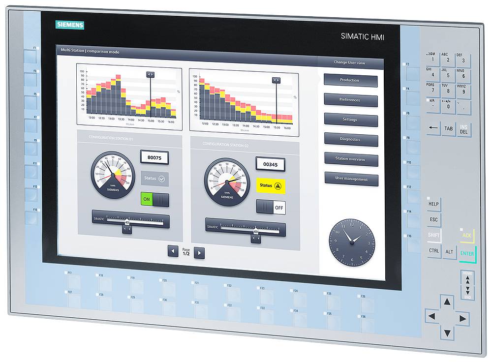 Siemens Dig.Industr. SIMATIC HMI KP1500 Comfort 6AV2124-1QC02-0AX2