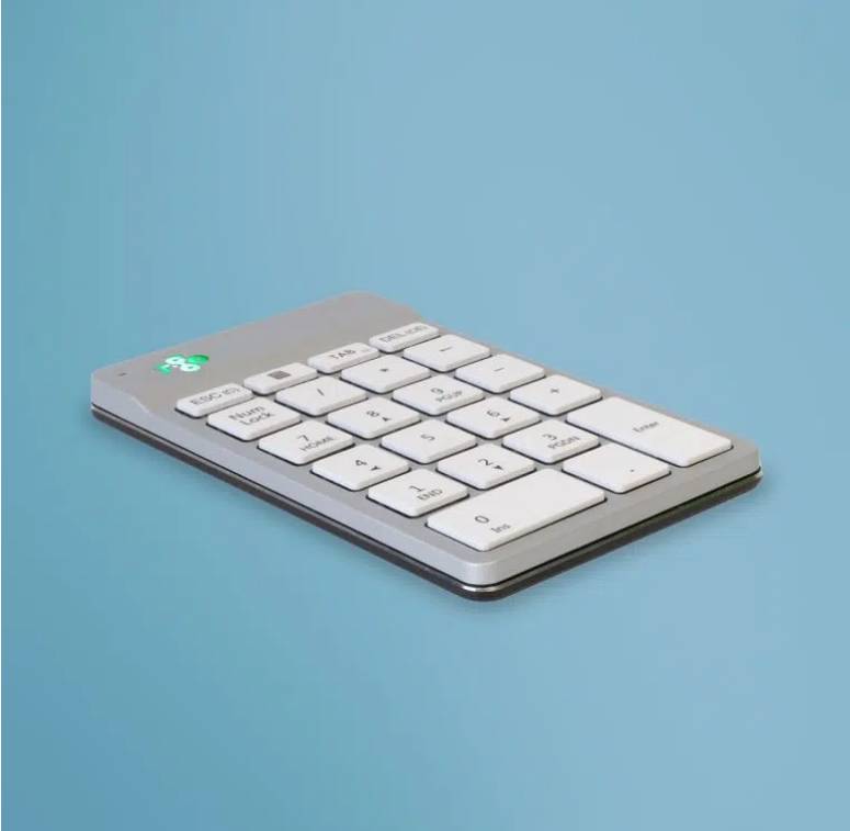 Tastatur numerischer Tastenblock Break Bluetooth weiß
