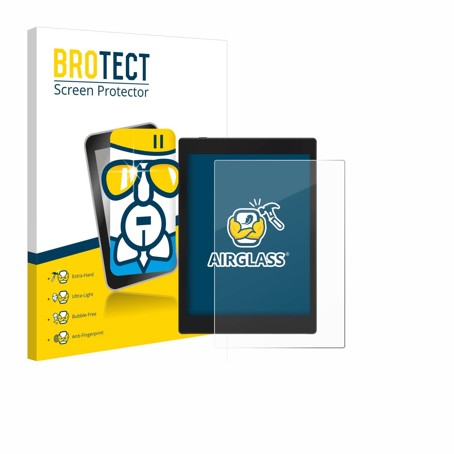 BROTECT AirGlass Glas Panzer-Folie für Onyx Boox Tab Mini C - Schutzglas