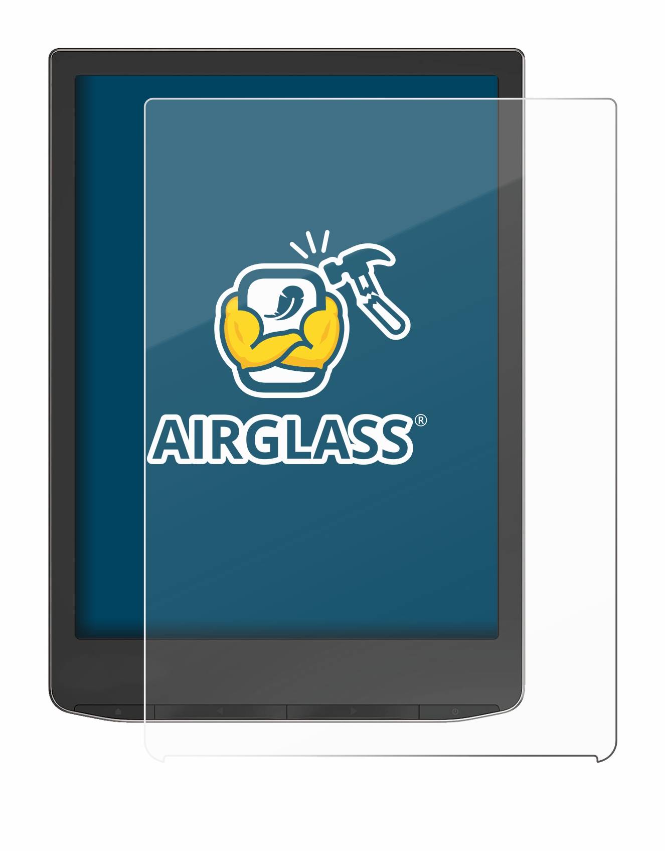 BROTECT AirGlass Glas Panzer-Folie für PocketBook InkPad 4 - Schutzglas