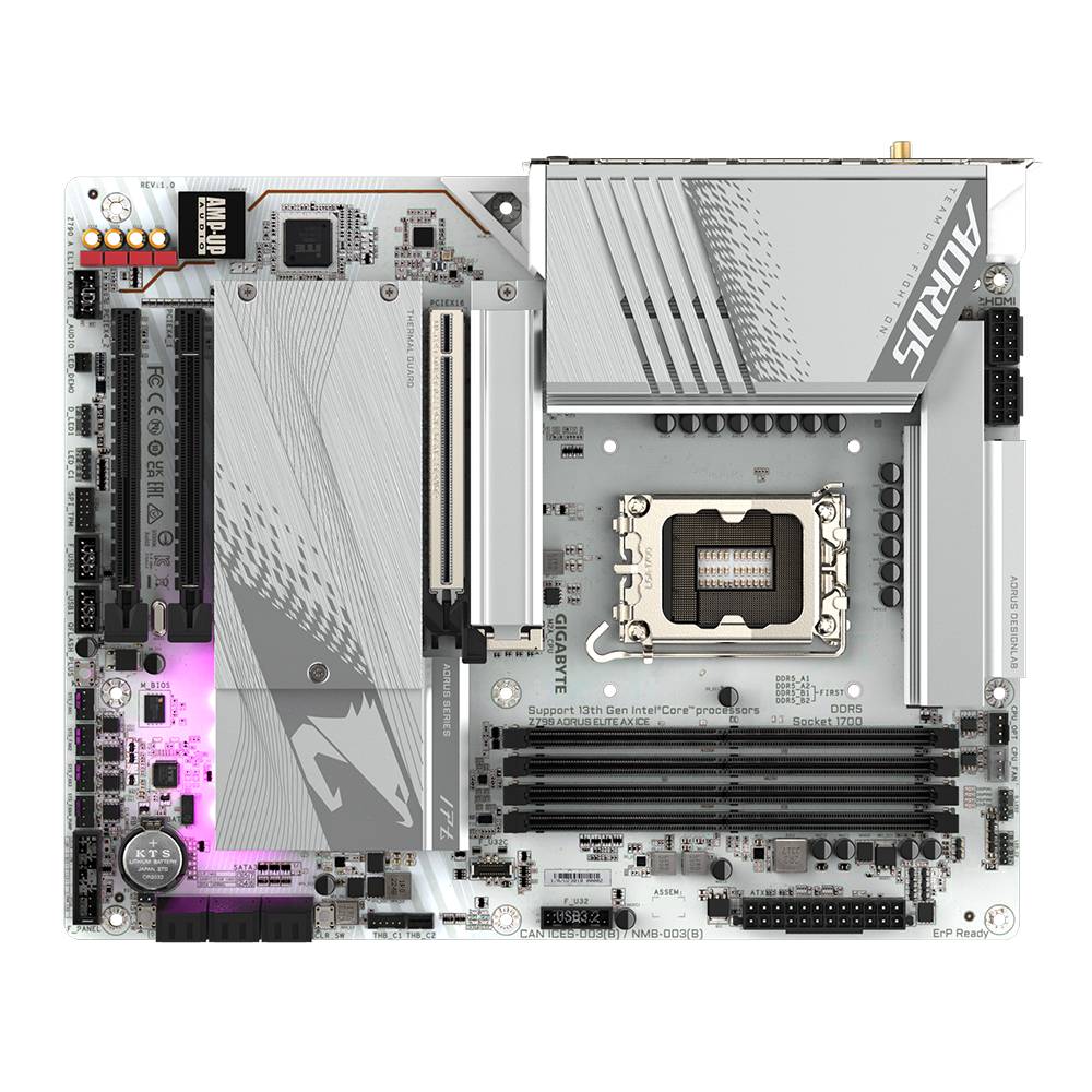 AORUS Z790 ELITE AX ICE - Hauptplatine - ATX - LGA1700