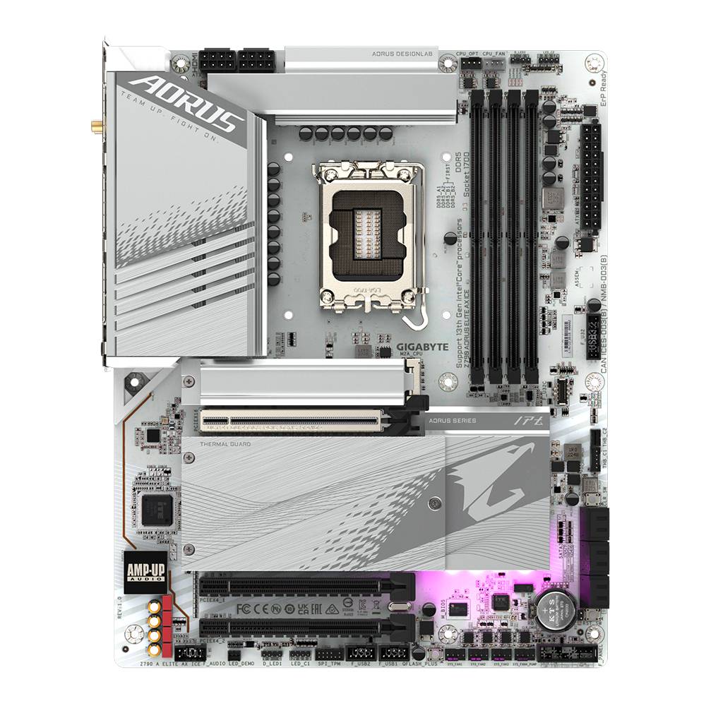 AORUS Z790 ELITE AX ICE - Hauptplatine - ATX - LGA1700
