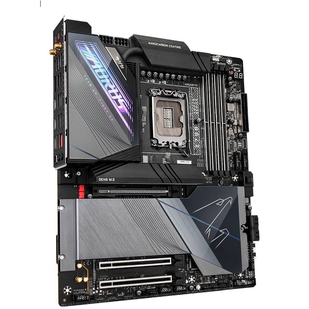Z790 AORUS MASTER X schwarz Mainboard und gt mit CPU-Sockel und gt Sockel 1700