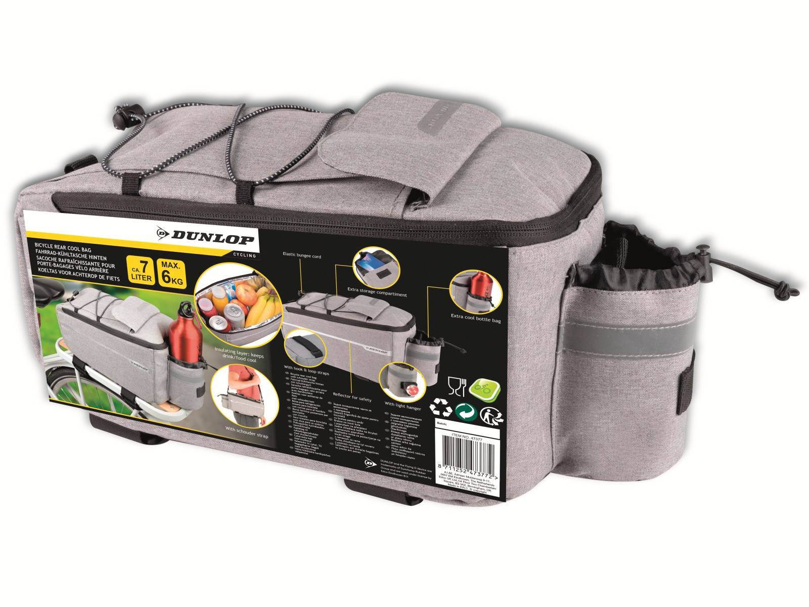 DUNLOP Gepäckträgertasche