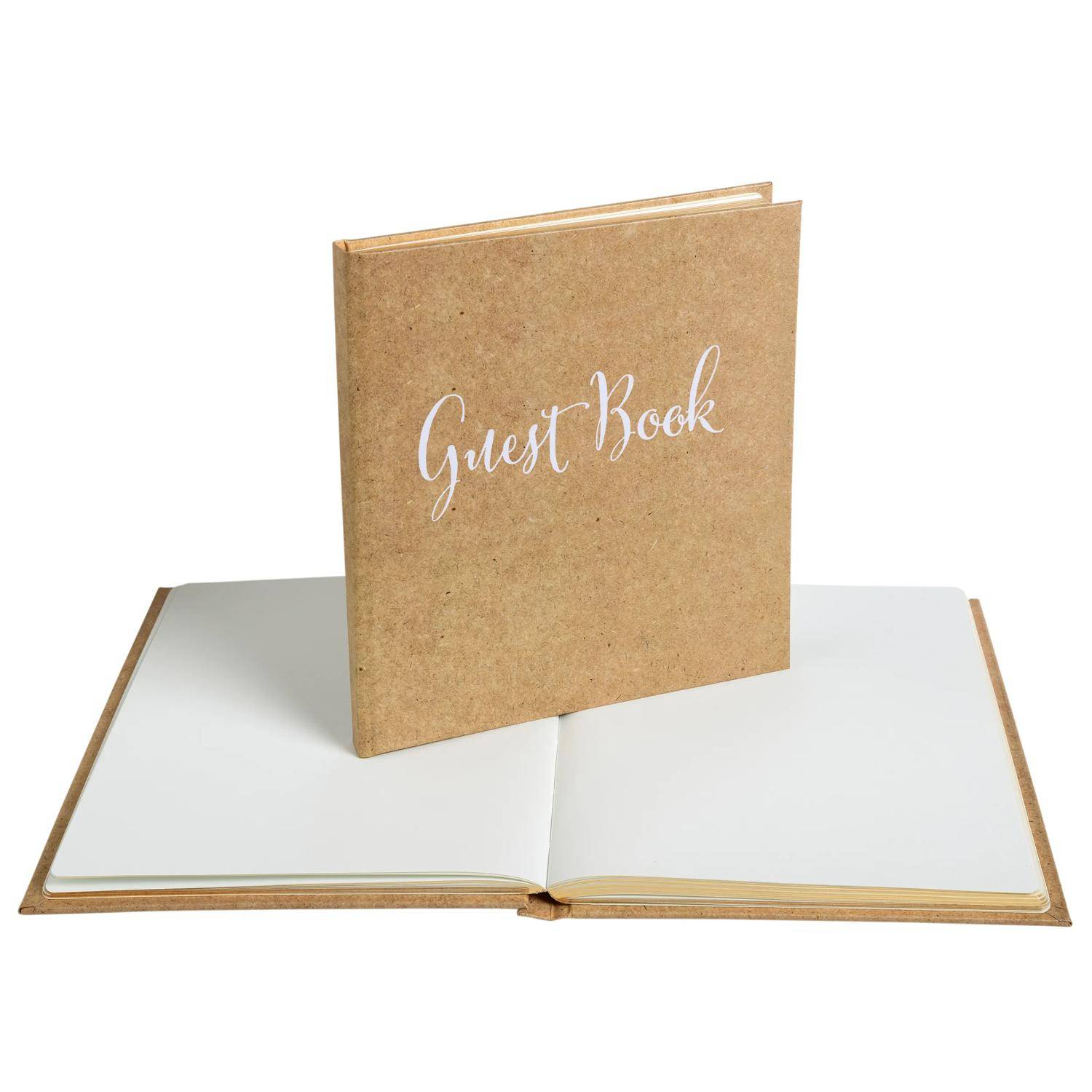 Exacompta Gästebuch 140S gold 21x19 Englisch kraft - Kraft braun - 47236Z