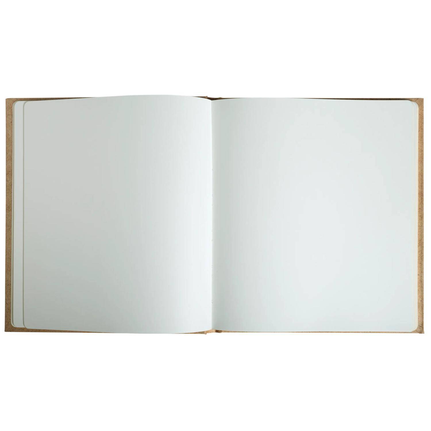 Exacompta Gästebuch 140S gold 21x19 Englisch kraft - Kraft braun - 47236Z