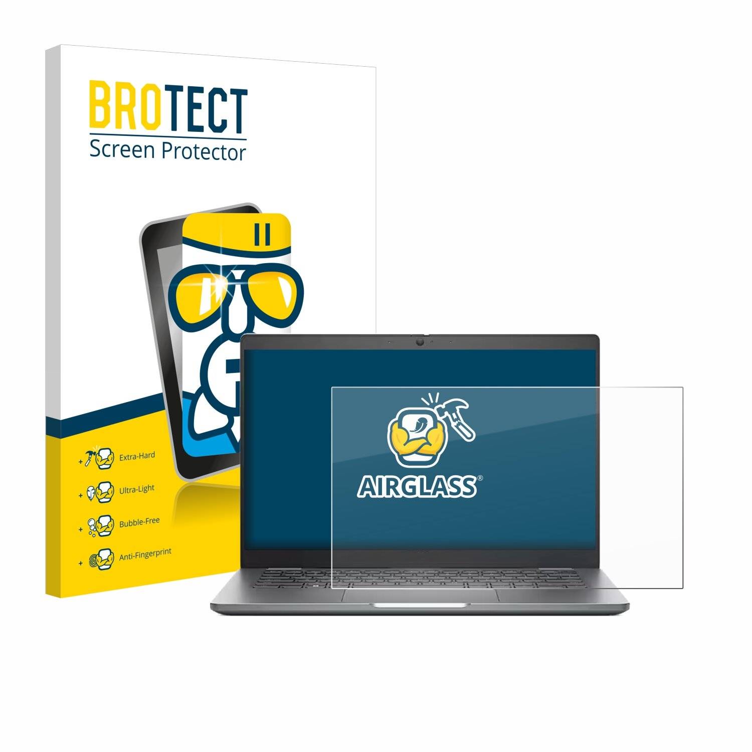 BROTECT AirGlass Glas Panzer-Folie für Dell Latitude 5340 Laptop -