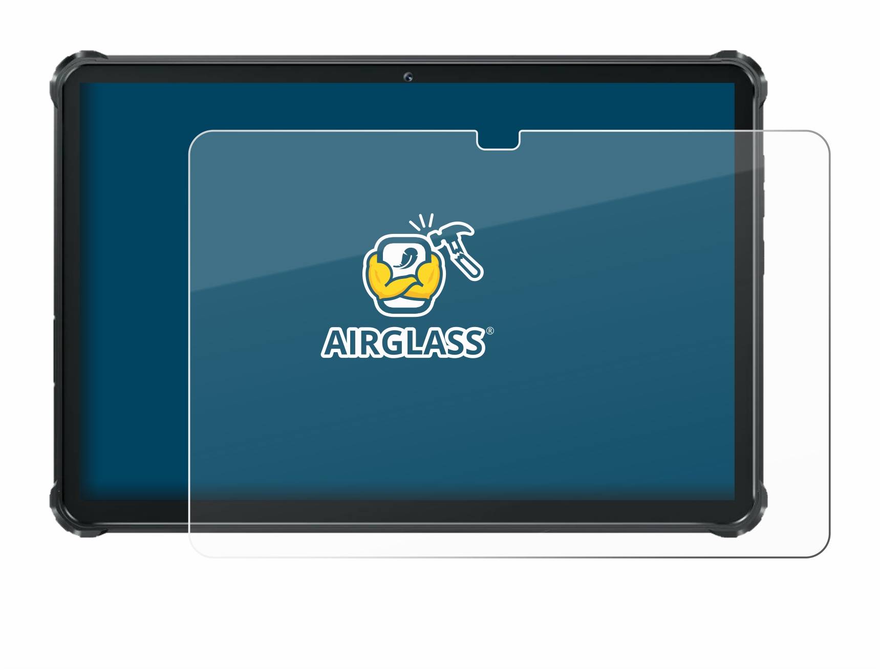 BROTECT AirGlass Glas Panzer-Folie für Oukitel RT7 Titan - Schutzglas