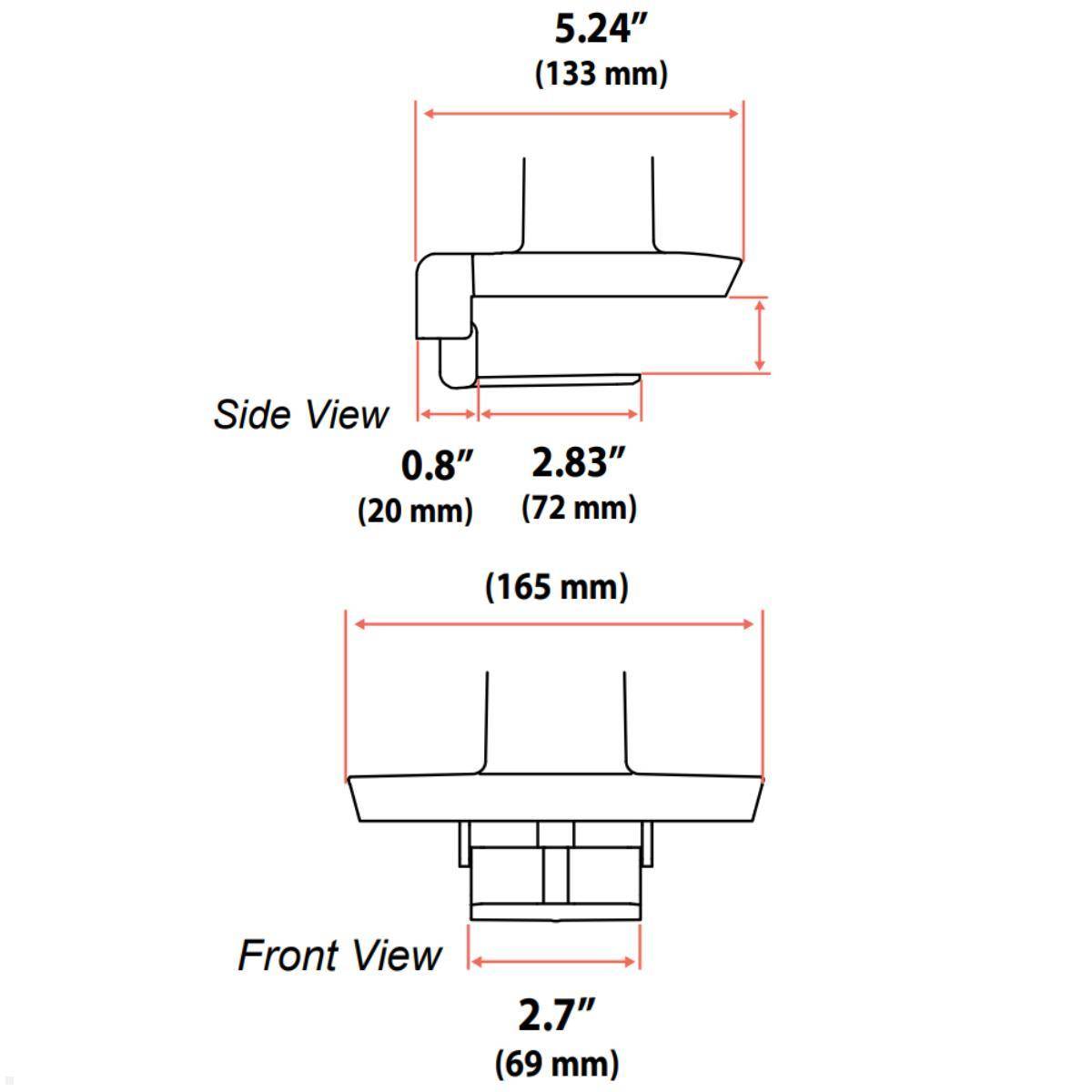 Ergotron Zubehör C-Tischklemme 12-18mm, weiß (98-477-216)