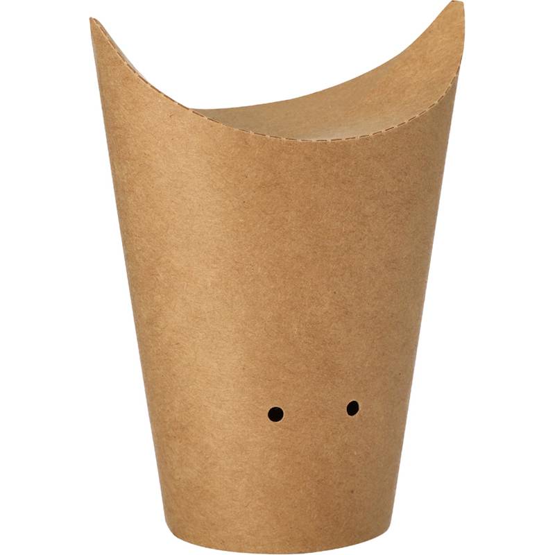 PAPSTAR Pommes-Frites-Schütte, braun, klein