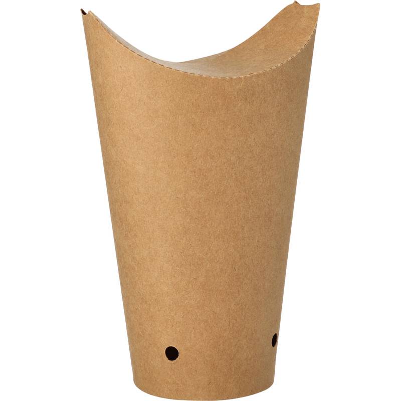 PAPSTAR Pommes-Frites-Schütte, braun, groß