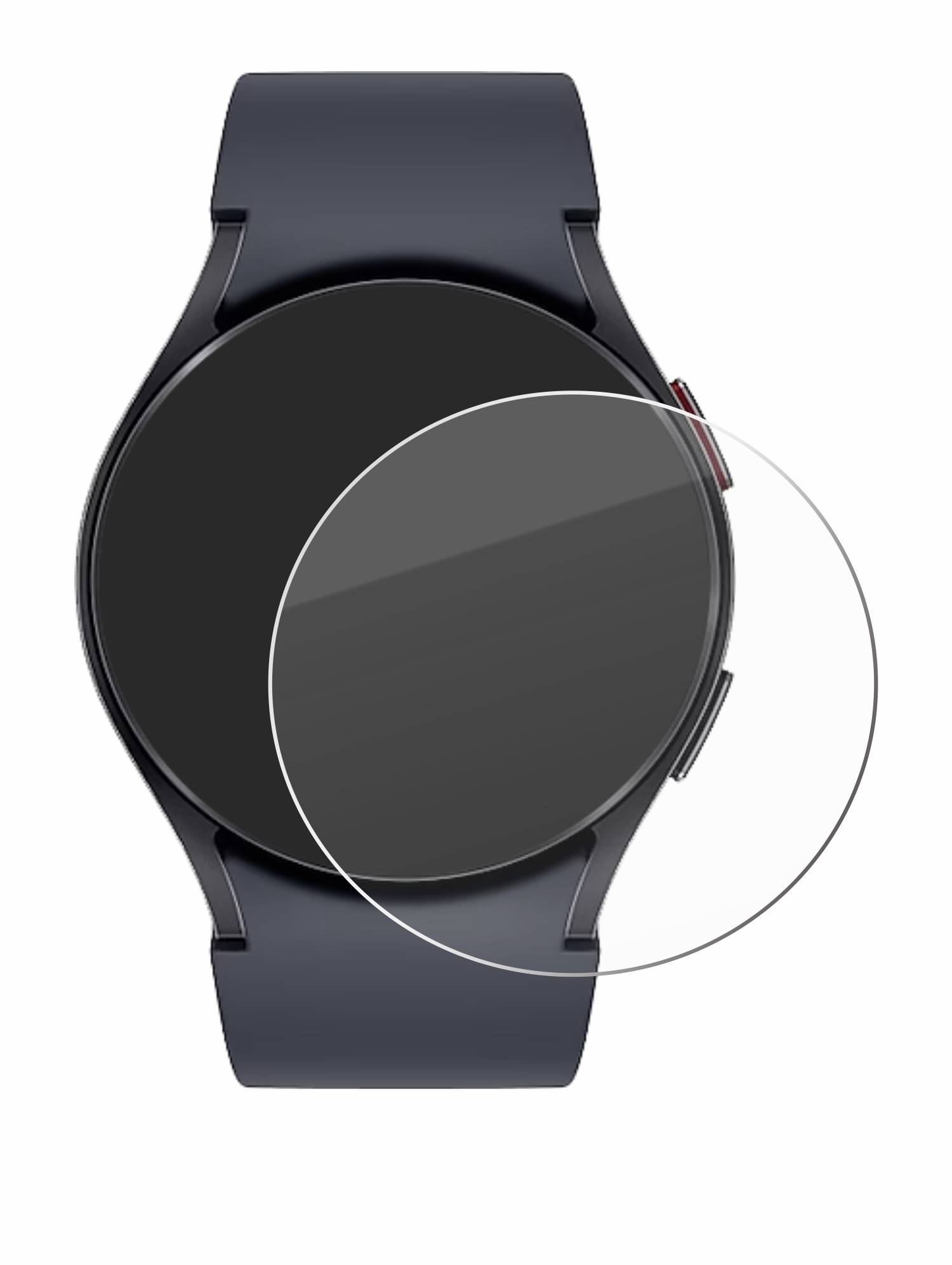 Savvies Clear Panzerglas für Samsung Galaxy Watch 6 (44 mm)