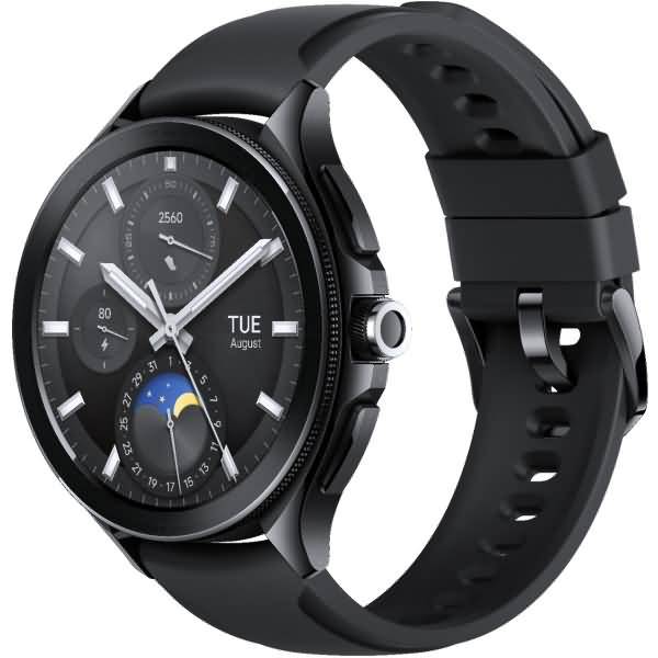 Xiaomi Watch 2 Pro - Bluetooth Black with Black Fluororubber