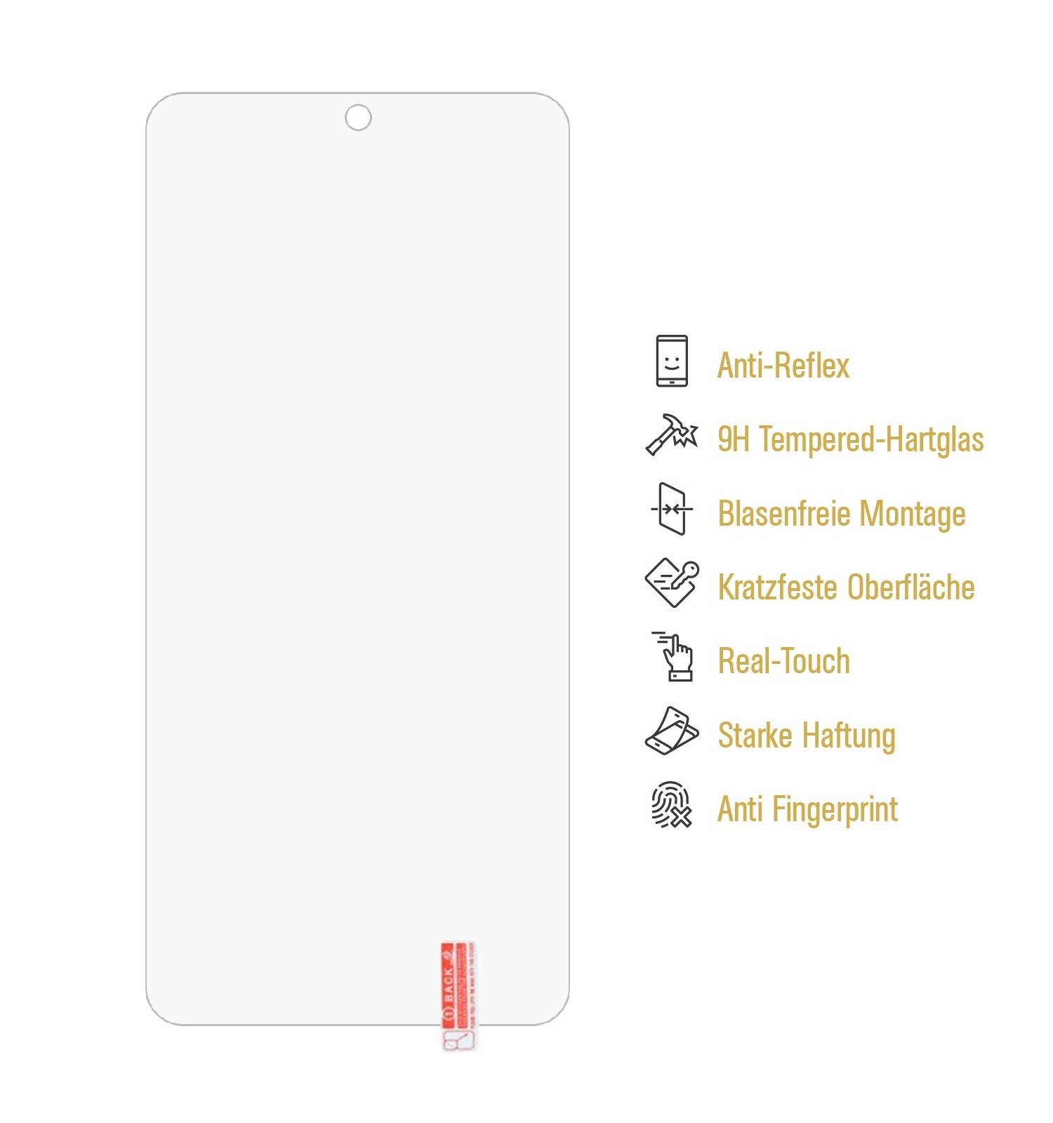 6x 9H Panzerglas für Samsung Galaxy S21 FE mat Anti-Reflex entspiegelt Displayschutz Schutzglas Tempered Hartglas
