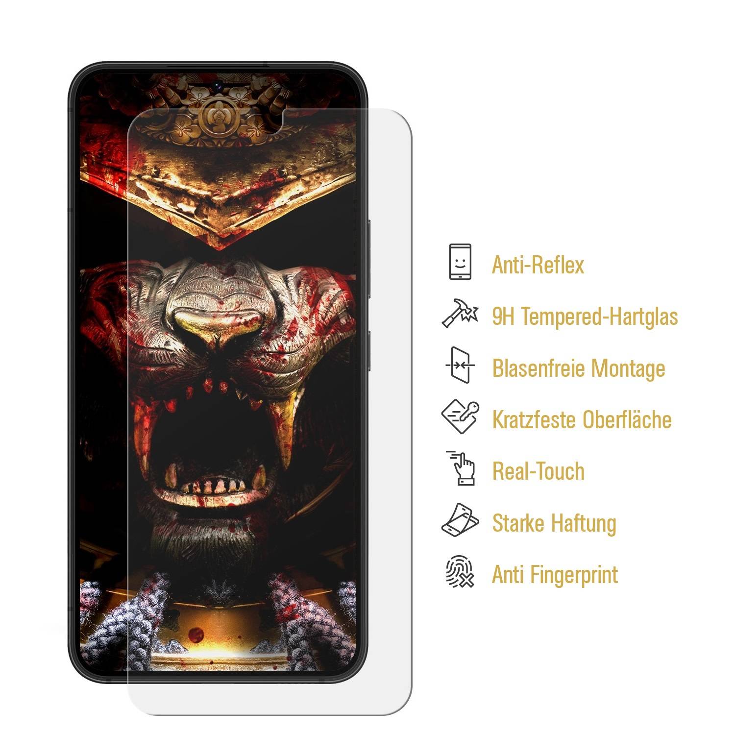 1x 9H Panzerglas für Samsung Galaxy S21 matt Anti-Reflex entspiegelt Displayschutz Schutzglas Schutzfolie Tempered Hartglas Screen Protector