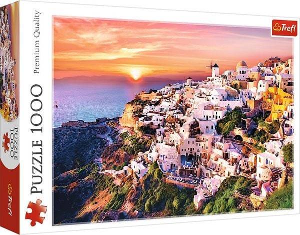 Trefl - Puzzle - Sonnenuntergang über Santorini, 1000 Teile
