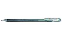 Pentel Hybrid Dual Metallic, Verschlossener Gelschreiber, Metallisch, Silber, Metallisch, Silber, Kunststoff, Fein, 1 mm
