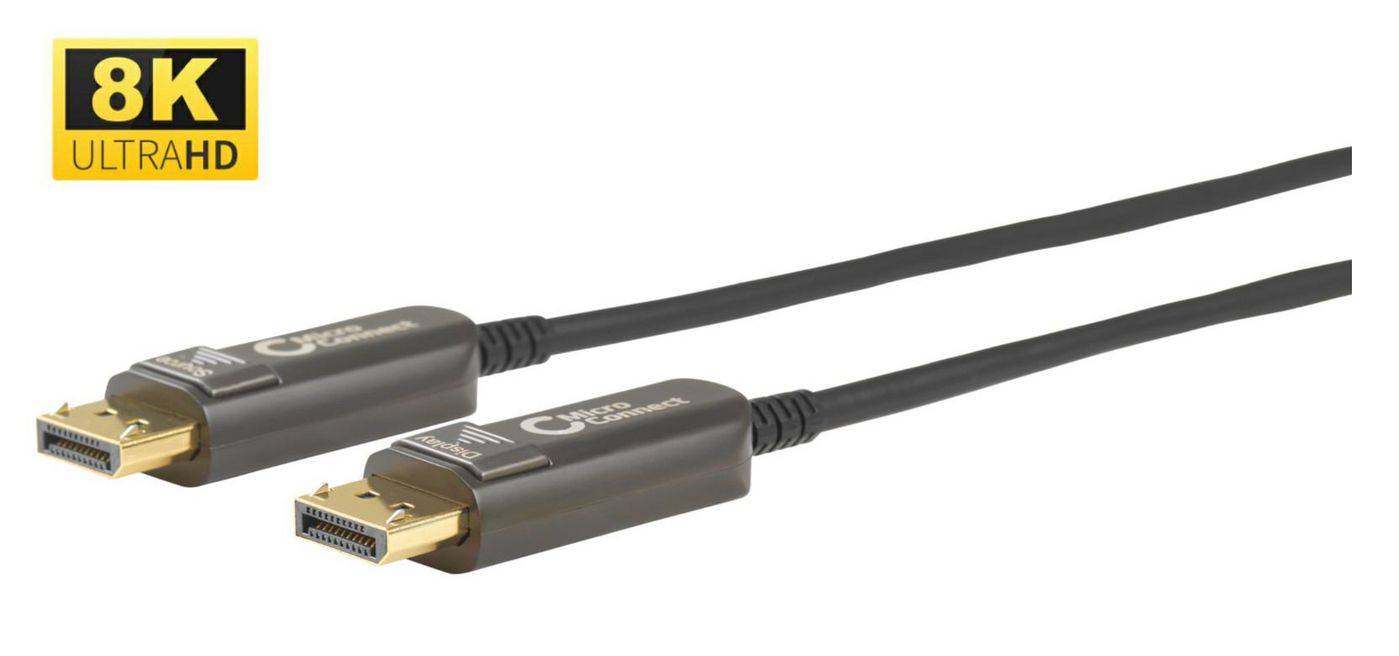 Premium Optic DP 1.4 Kabel 25m DP 1.4 8K 60Hz 32.4Gbps