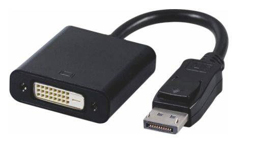 INLINE - DisplayPort Adapterkabel - DisplayPort Stecker auf DVI-D 24+5 Buchse