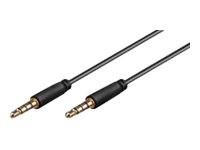 MicroConnect Audiokabel - 4-poliger Mini-Steckermännlich zu 4-poliger