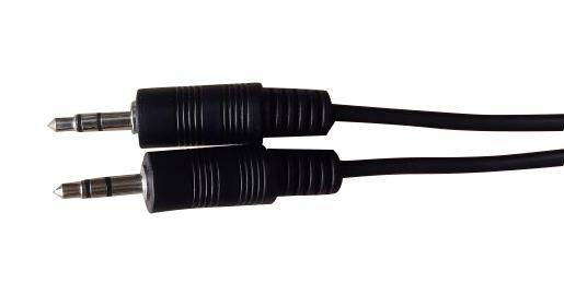 Microconnect AUDLL1.5, 3.5mm, Männlich, 3.5mm, Männlich, 1,5 m, Schwarz