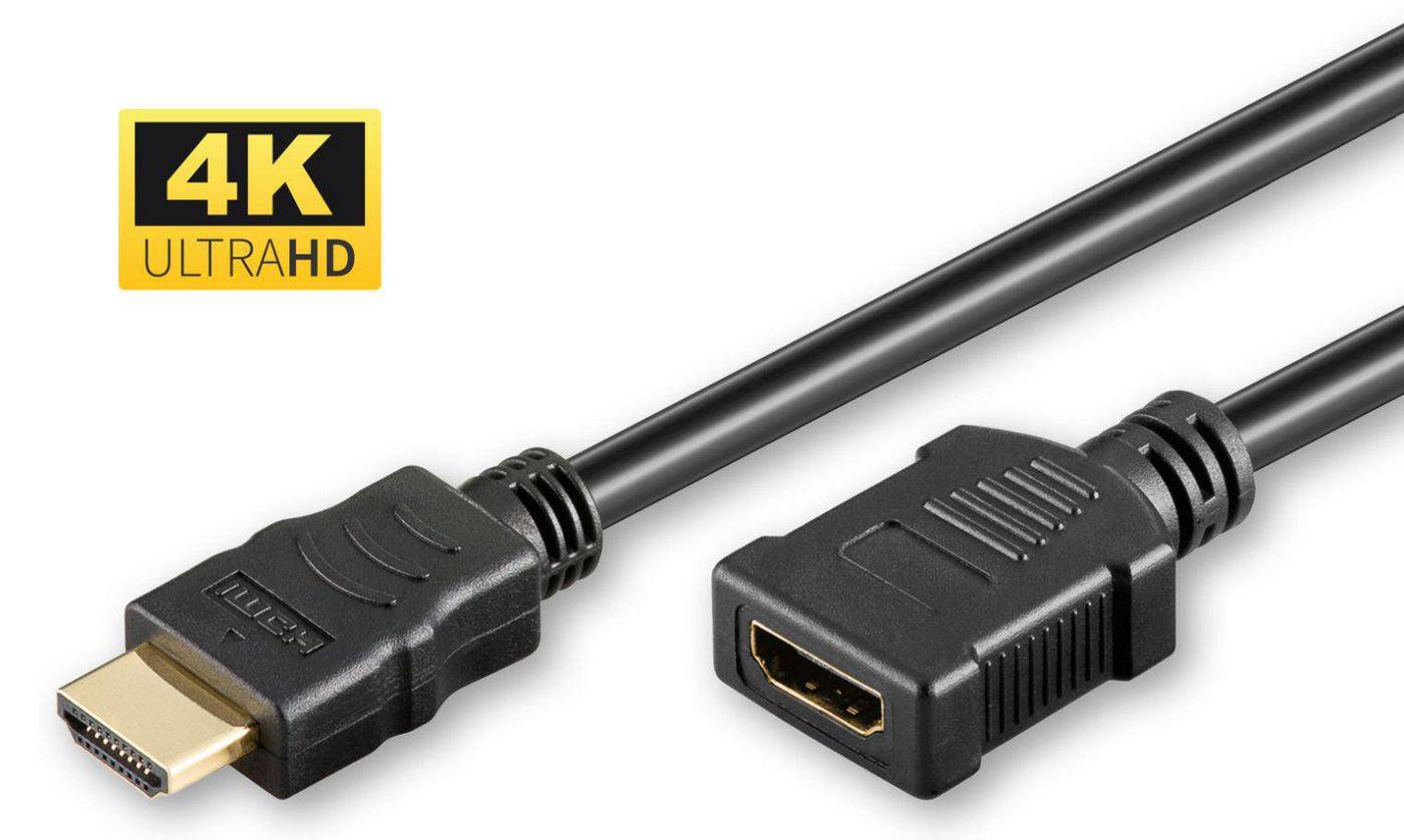 HDMI 2.0-Verlängerungskabel, 1m