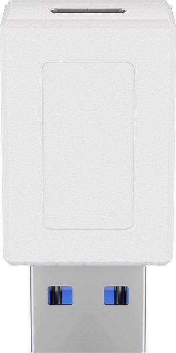 USB3.0 A - USB-C M-F, Weißer Adapter