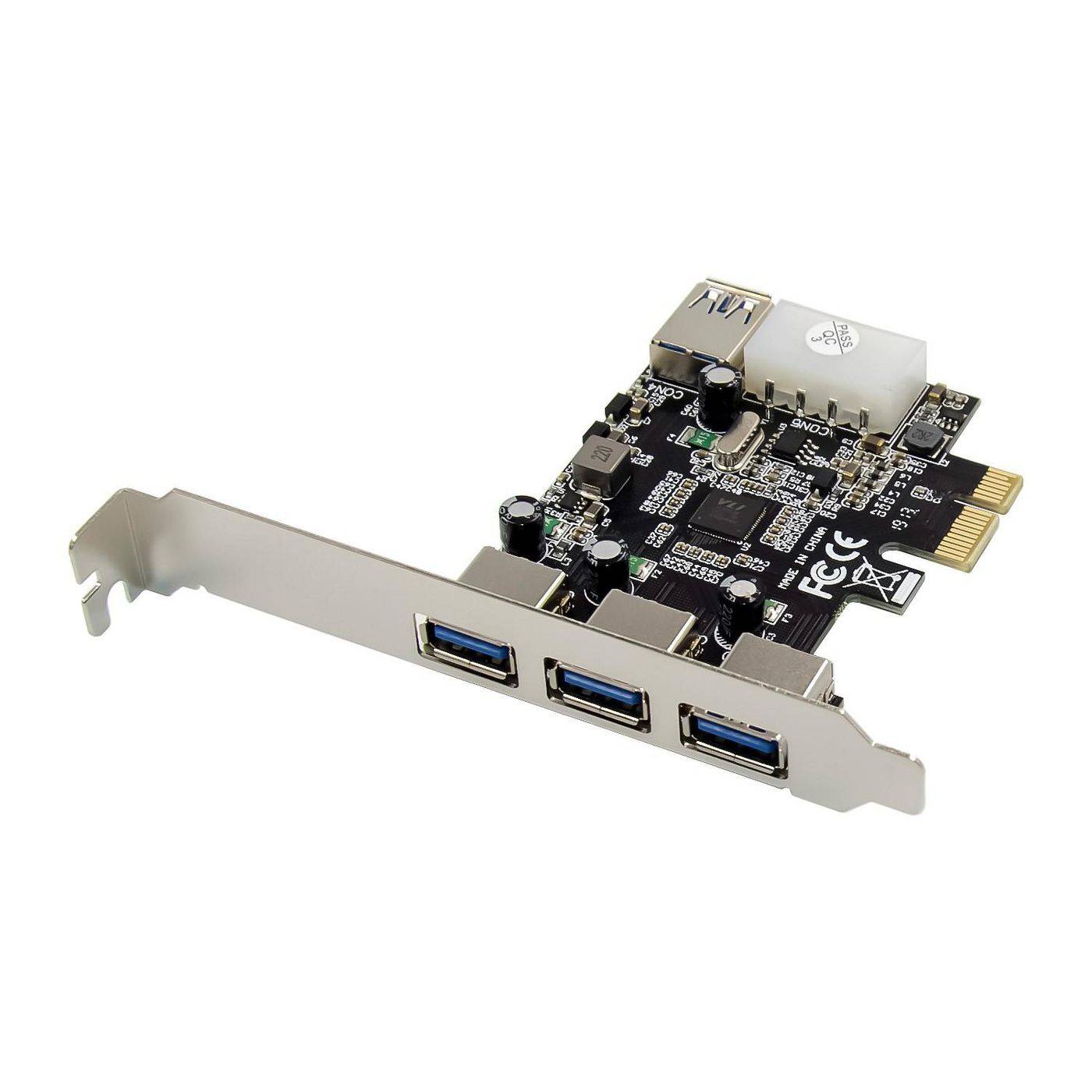 3+1 Port USB 3.0 PCIe Karte Hauptchip: VL805 System