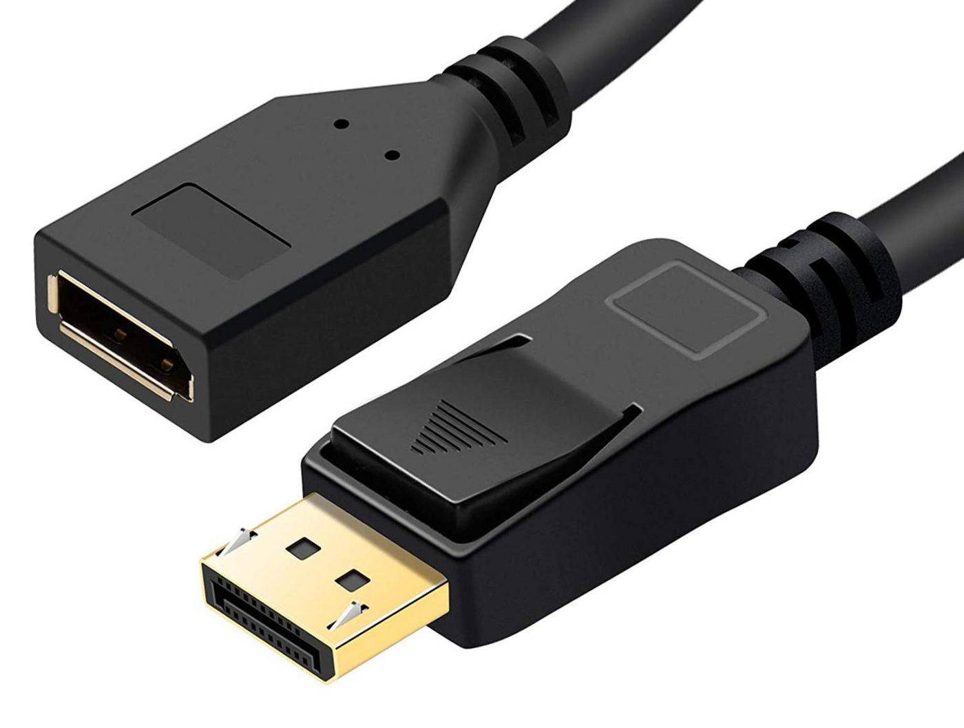 QHD Displayport-Verlängerungskabel 2m Displayport v. 1.1a