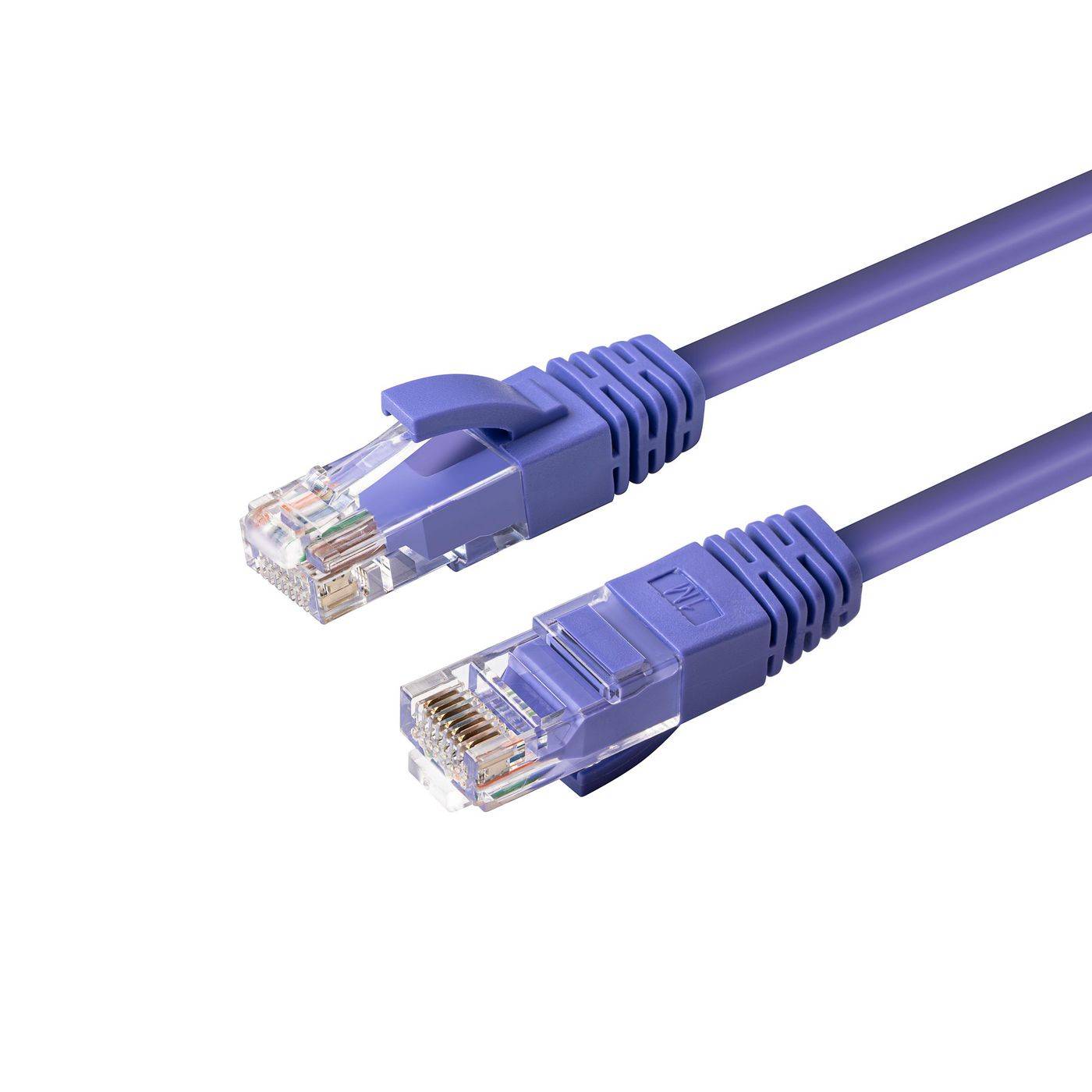 CAT6A UTP 0,5m Lila LSZH