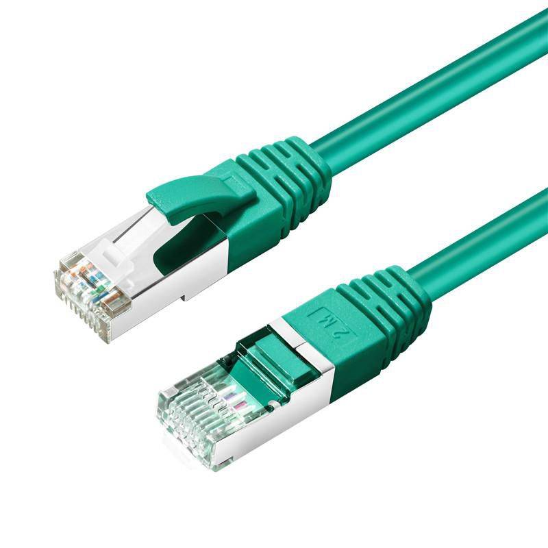CAT6A S/FTP 10m Grün LSZH