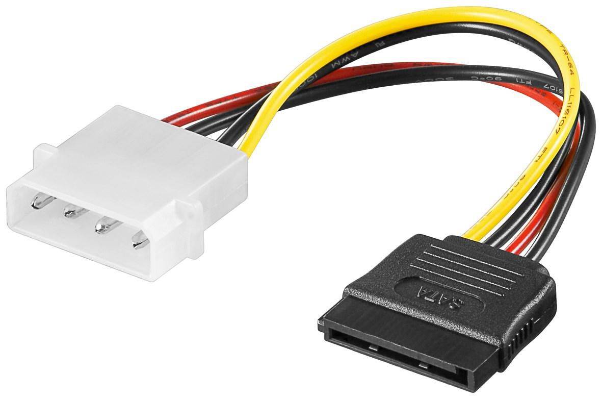 PC Y Stromkabel/Adapter SATA Power 4pin-15pin 02m