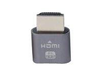 MicroConnect Blindstecker - HDMI-SteckerGrau