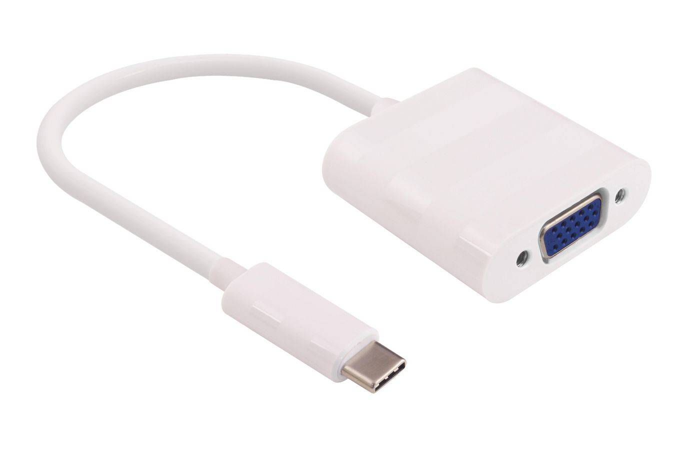 USB-C auf VGA Adapter 0.2m Max. 1920x1080p@60Hz
