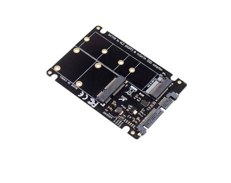 2.5" SATA auf M.2 mSATA Adapter Hauptchip : ASM1456