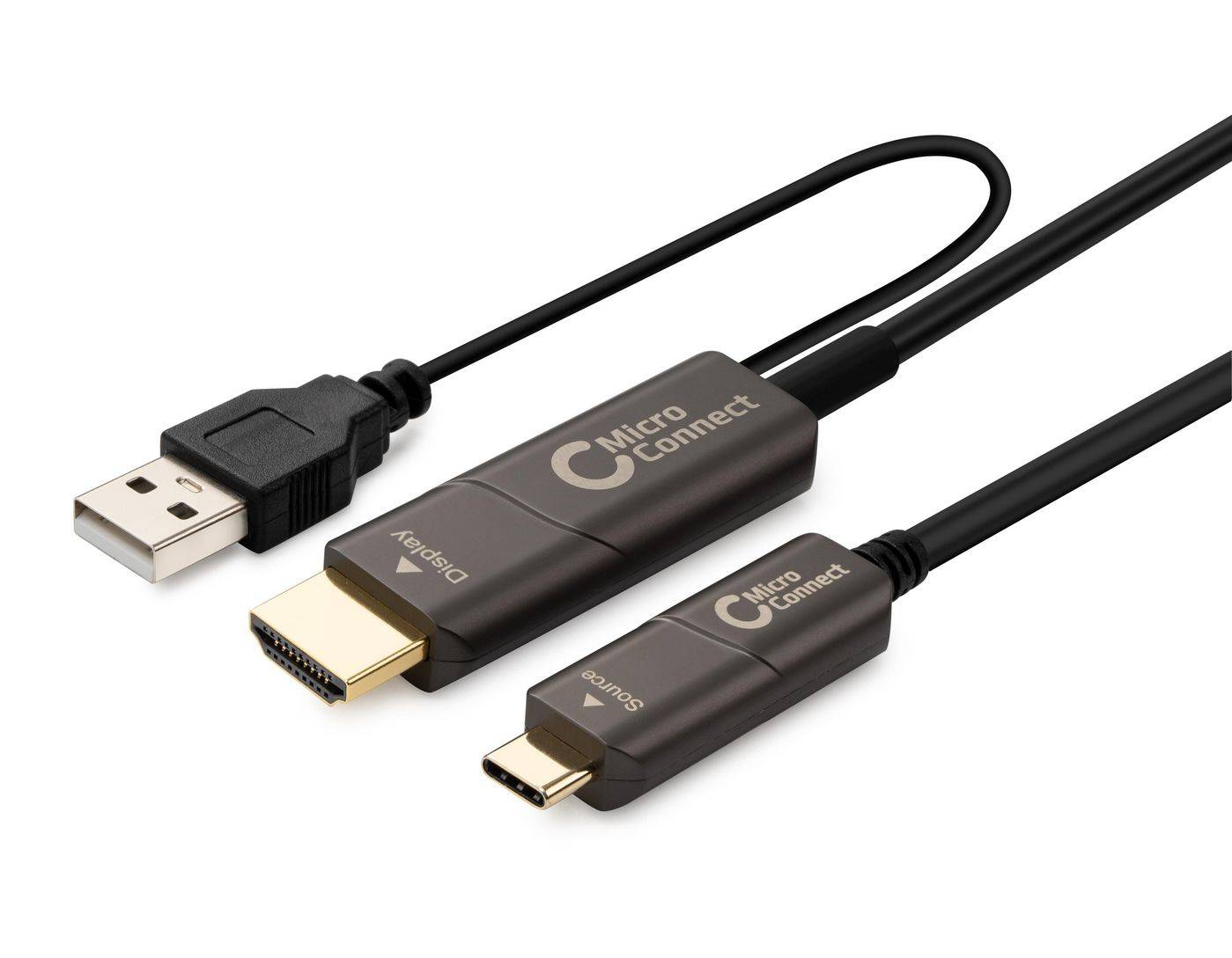 USB-C HDMI Glasfaserkabel 10m10m USB-C zu HDMI2.0 Kabel 4K