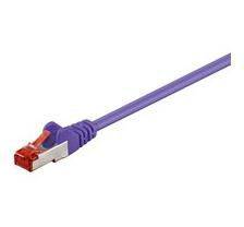 F/UTP CAT6 1m Lila PVC-Außenschirm : Abschirmung aus Folie